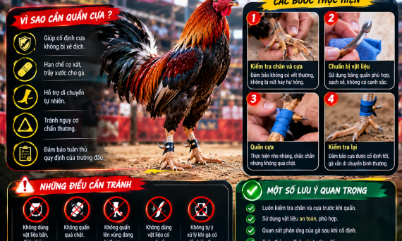 Cách quấn cựa gà
